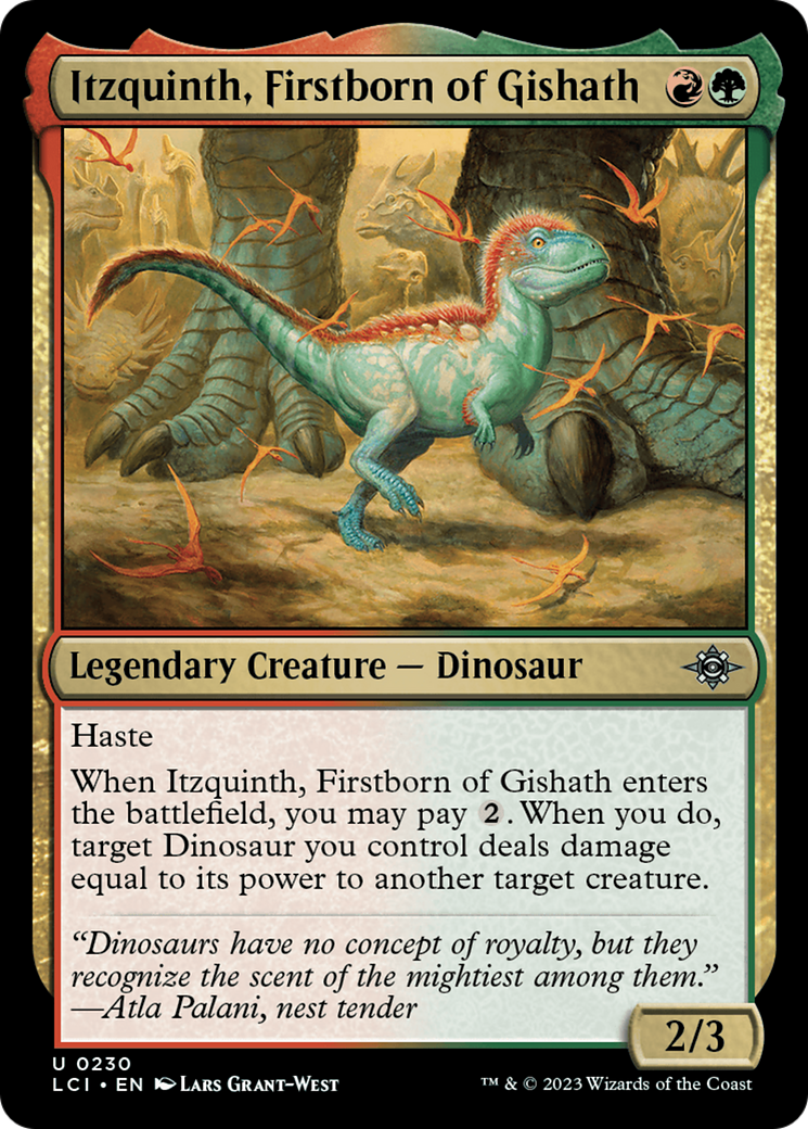 Itzquinth, premier-né de Gishath [Les cavernes perdues d'Ixalan] 