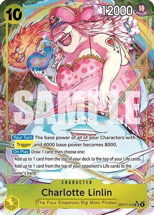 Charlotte Linlin (112) (Alternate Art) (OP17-112) - Super Rare