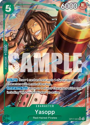 Yasopp (Alternate Art) (OP17-031) - Super Rare
