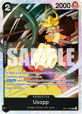 Usopp (OP17-080) - Super Rare