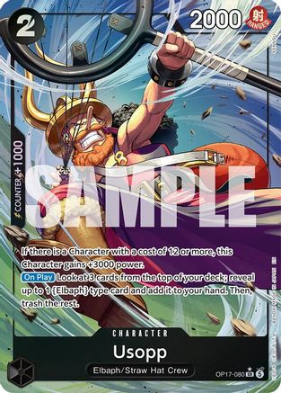 Usopp (Alternate Art) (OP17-080) - Super Rare