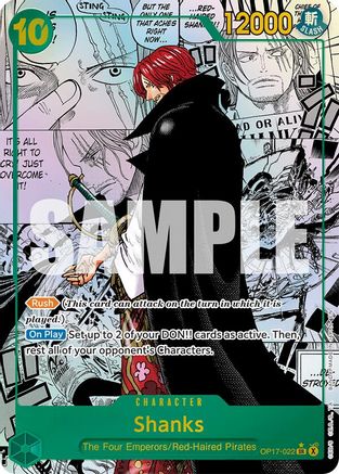 Shanks (022) (Manga) (OP17-022) - Super Rare