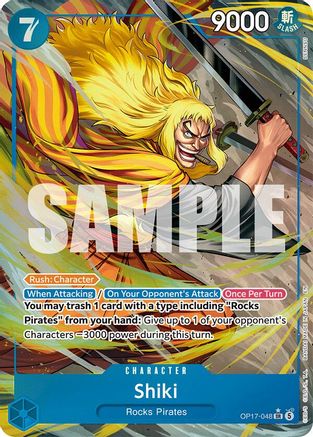 Shiki (048) (Alternate Art) (OP17-048) - Super Rare