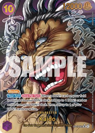 Kaido (062) (Super Alternate Art) (OP17-062) - Super Rare