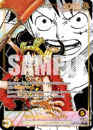 Monkey.D.Luffy (079) (Super Leader Alternate Art) (OP17-079) - Leader