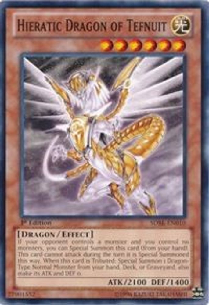 Dragon hiératique de Tefnuit [SDBE-EN010] Commun 