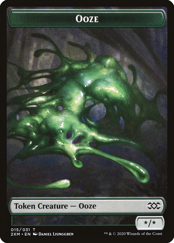 Copie // Jeton double face Ooze [Jetons Double Masters] 