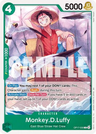 Monkey.D.Luffy (030) (OP17-030) - Common