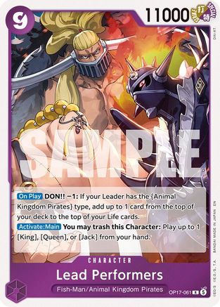 Lead Performers (OP17-061) - Rare