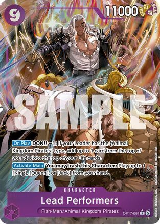 Lead Performers (Alternate Art) (OP17-061) - Rare