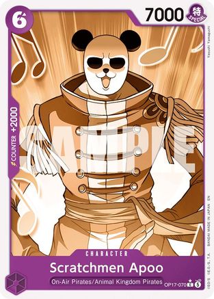Scratchmen Apoo (Pandaman Art) (OP17-070) - Common