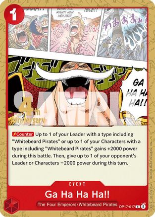 Ga Ha Ha Ha!! (OP17-017) - Common