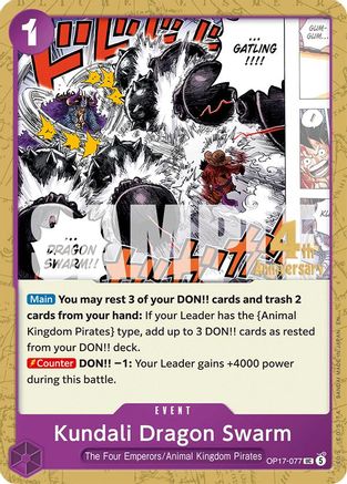 Kundali Dragon Swarm (OP17-077) - Uncommon