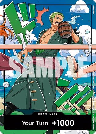 DON!! Card (World United) (Zoro) - DON!!