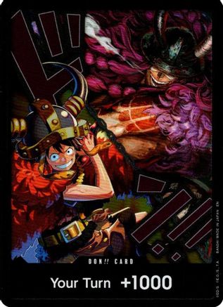 DON!! Card (Alternate Art) (Luffy and Loki) - DON!!