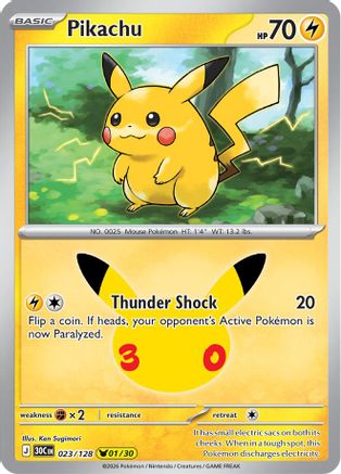 Pikachu 023/128  - Holofoil - None