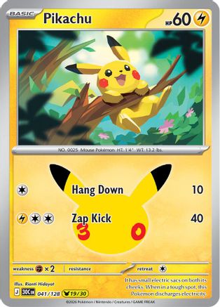 Pikachu 041/128  - Holofoil - None