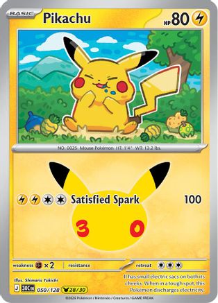 Pikachu 050/128  - Holofoil - None