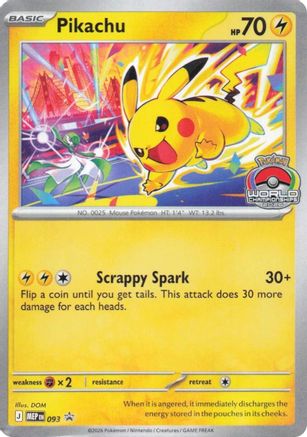 Pikachu 093  - Promo