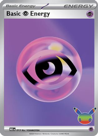 Basic Psychic Energy (30th Celebration) 013  - Holofoil - Futuristic Rare