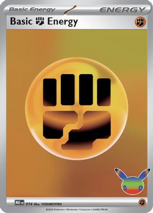 Basic Fighting Energy (30th Celebration) 014  - Holofoil - Futuristic Rare