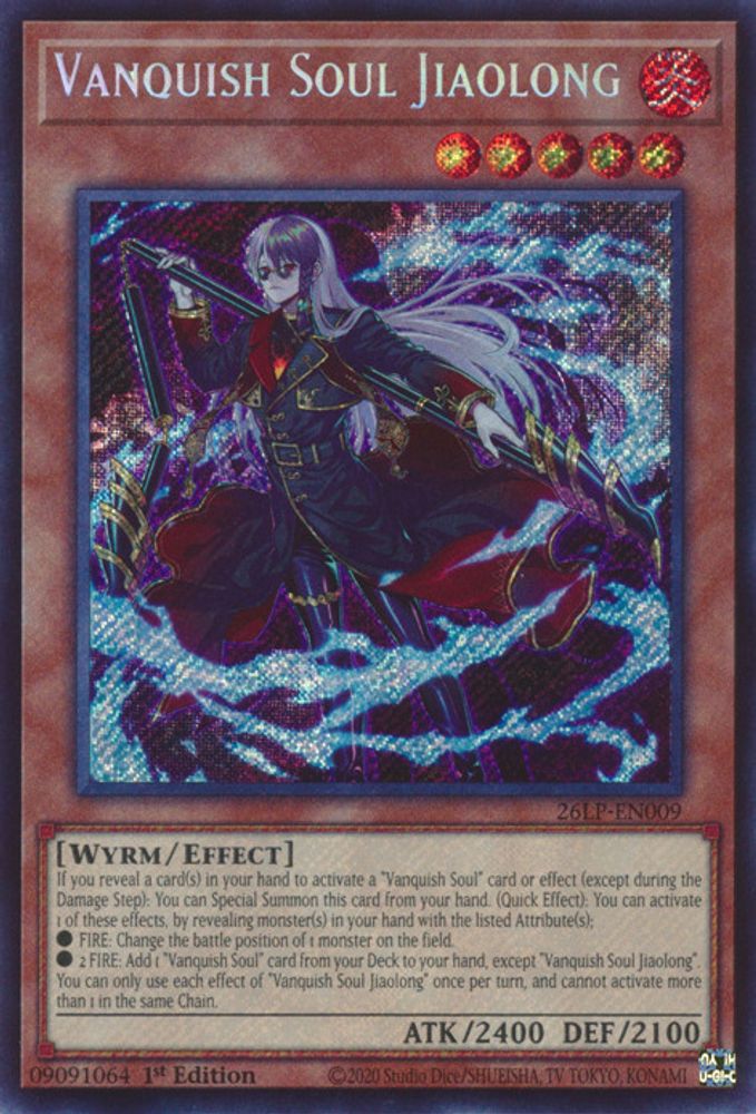 Vanquish Soul Jiaolong (Secret Rare) (26LP-EN009) - Secret Rare