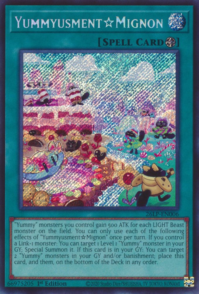 YummyusmentMignon (Secret Rare) (26LP-EN006) - Secret Rare