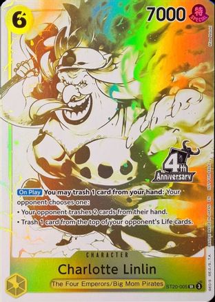Charlotte Linlin (4th Anniversary Treasure Campaign Pack) (ST20-005) - Super Rare