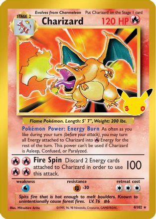 Charizard 004/102  - Holofoil - Classic Collection