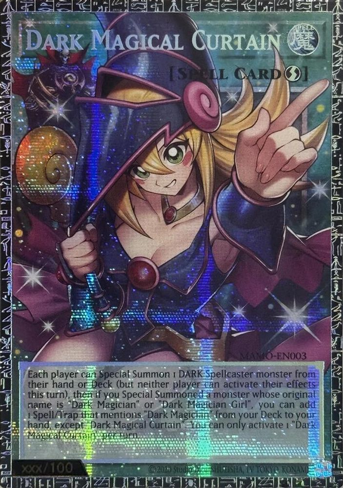 Dark Magical Curtain (GMR) (MAMO-EN003) - Grand Master Rare