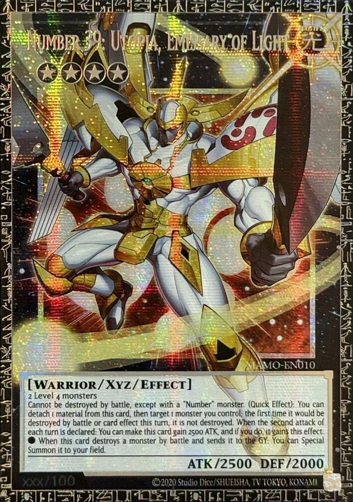 Number 39: Utopia, Emissary of Light (GMR) (MAMO-EN010) - Grand Master Rare