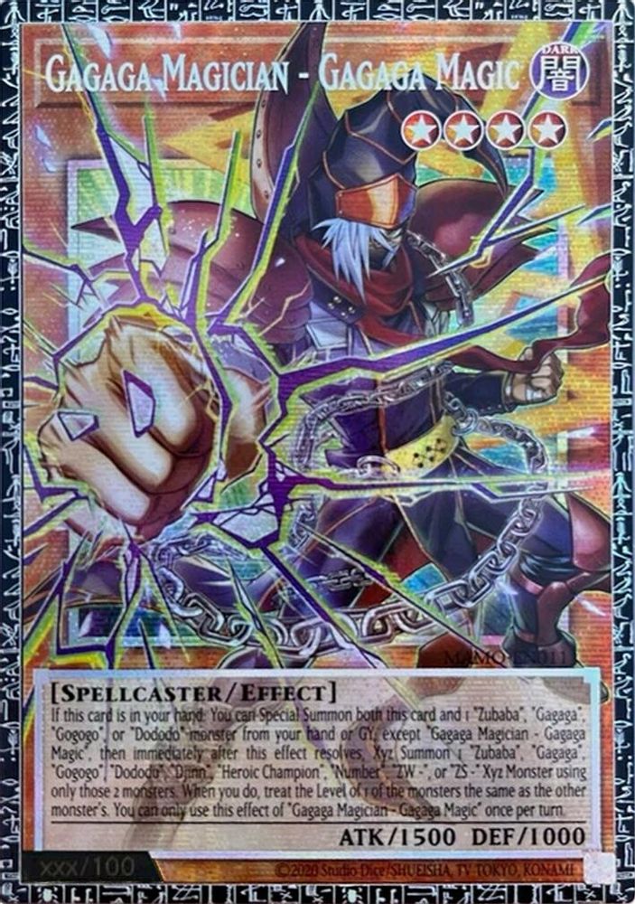 Gagaga Magician - Gagaga Magic (GMR) (MAMO-EN011) - Grand Master Rare
