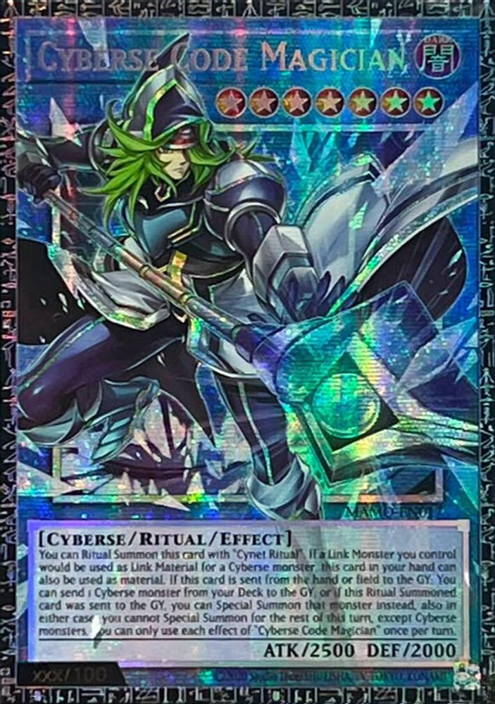 Cyberse Code Magician (GMR) (MAMO-EN017) - Grand Master Rare