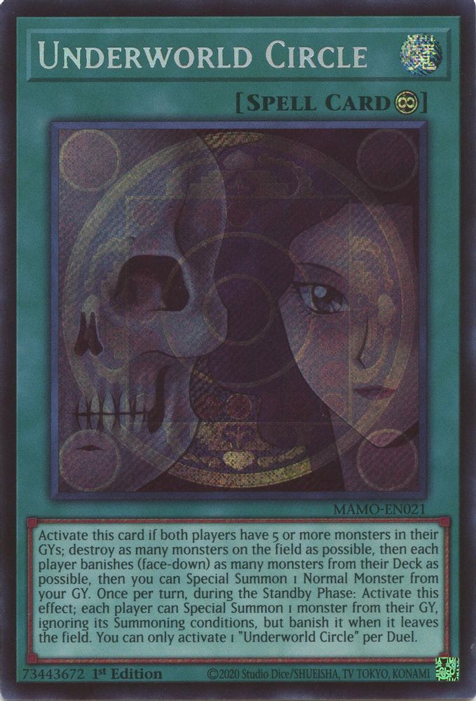 Underworld Circle (Secret Rare) (MAMO-EN021) - Secret Rare