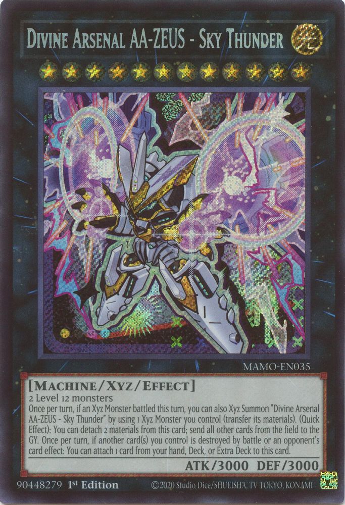 Divine Arsenal AA-ZEUS - Sky Thunder (Secret Rare) (MAMO-EN035) - Secret Rare