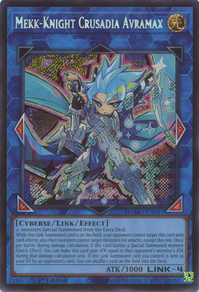 Mekk-Knight Crusadia Avramax (Secret Rare) (MAMO-EN037) - Secret Rare
