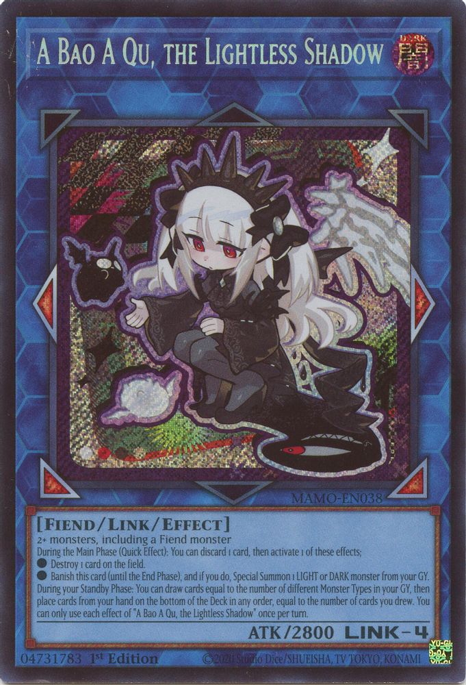 A Bao A Qu, the Lightless Shadow (Secret Rare) (MAMO-EN038) - Secret Rare