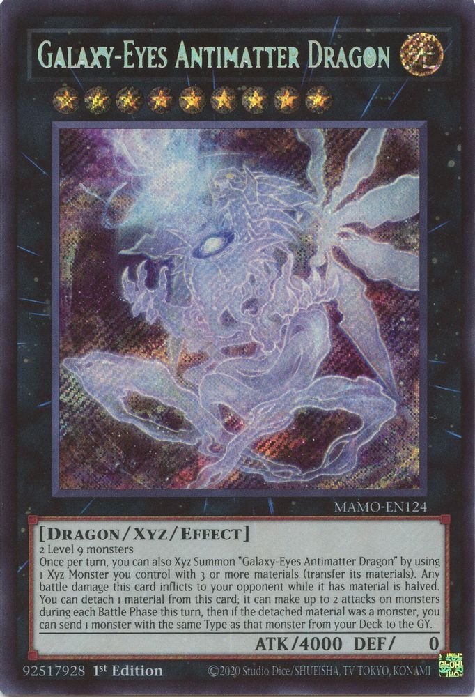 Galaxy-Eyes Antimatter Dragon (MAMO-EN124) - Secret Rare