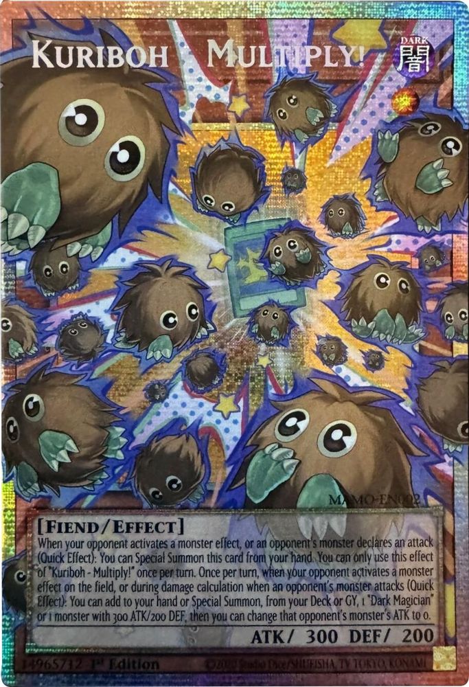 Kuriboh - Multiply! (Starlight Rare) (Extended Art) (MAMO-EN002) - Starlight Rare