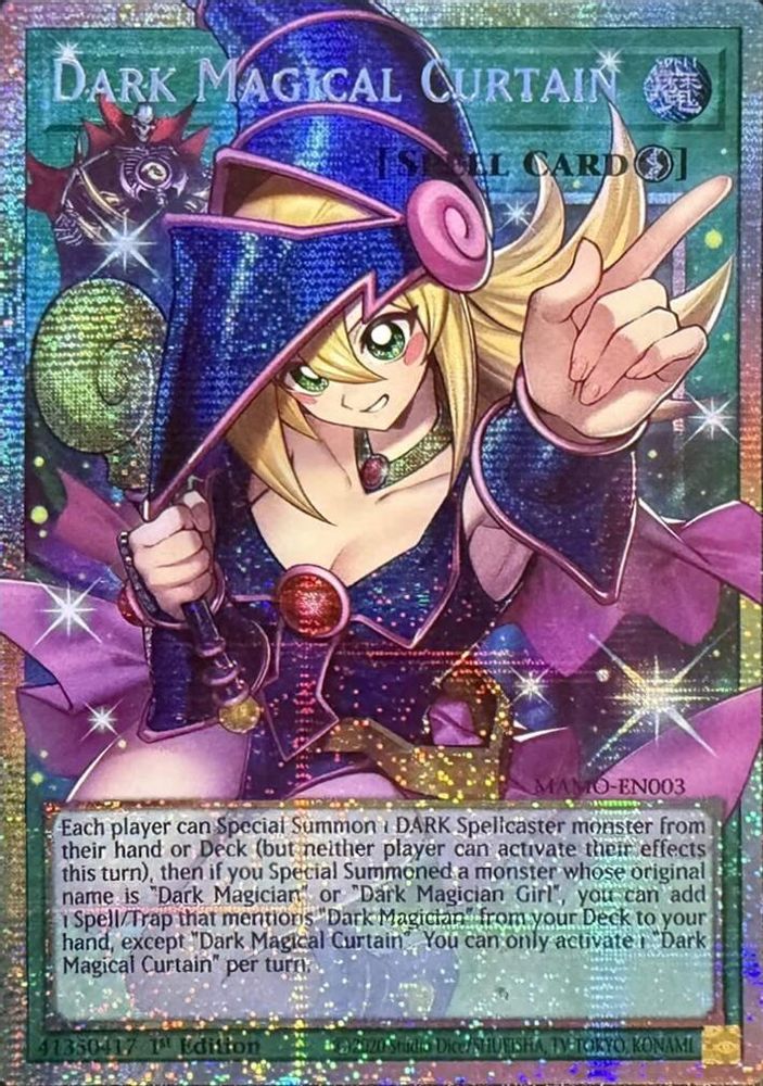 Dark Magical Curtain (Starlight Rare) (Extended Art) (MAMO-EN003) - Starlight Rare