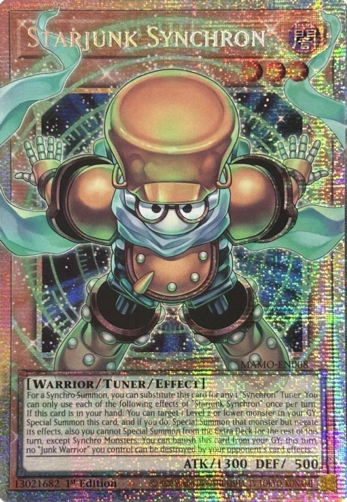 Starjunk Synchron (Starlight Rare) (Extended Art) (MAMO-EN008) - Starlight Rare