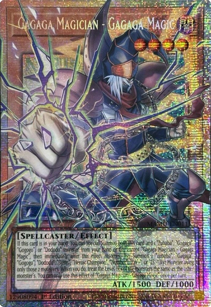 Gagaga Magician - Gagaga Magic (Starlight Rare) (Extended Art) (MAMO-EN011) - Starlight Rare