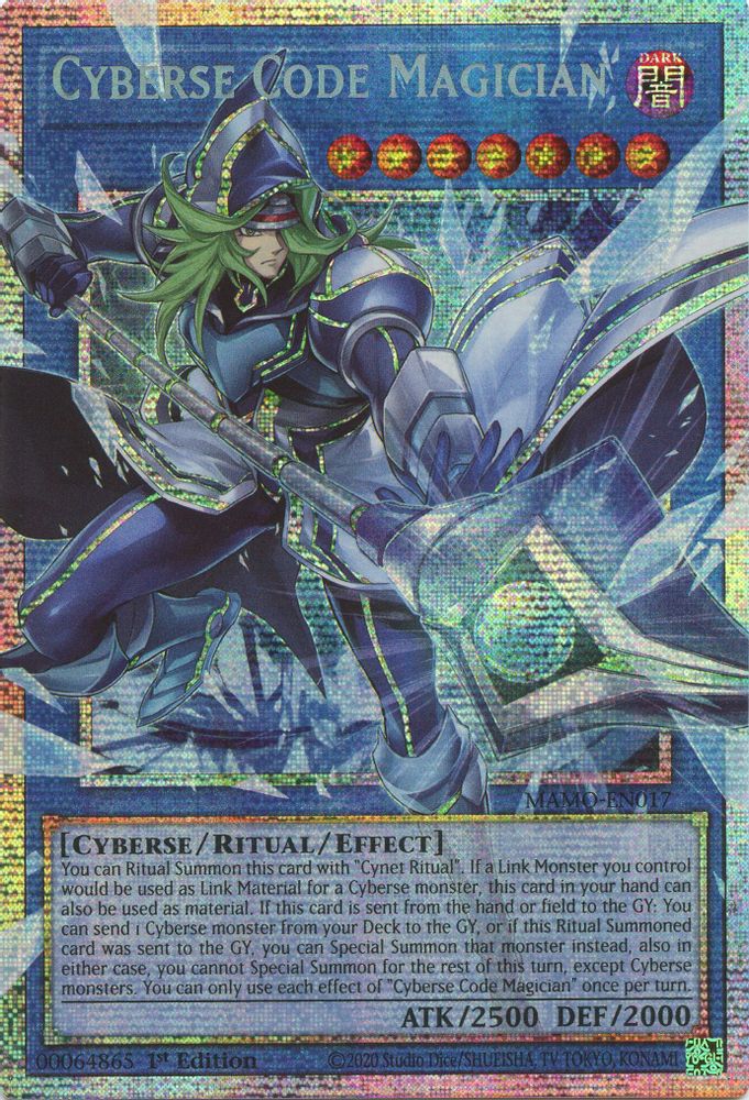 Cyberse Code Magician (Starlight Rare) (Extended Art) (MAMO-EN017) - Starlight Rare