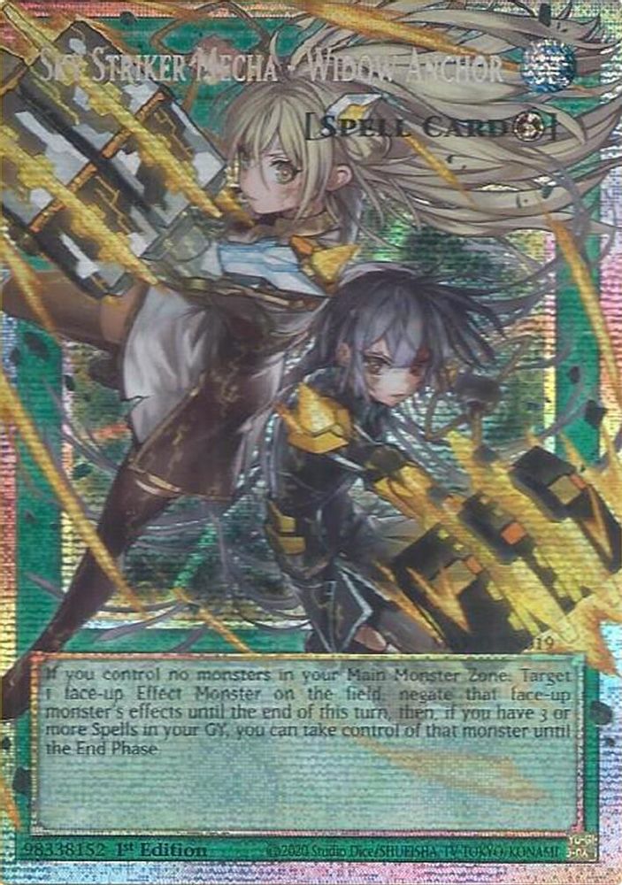 Sky Striker Mecha - Widow Anchor (Starlight Rare) (MAMO-EN019) - Starlight Rare