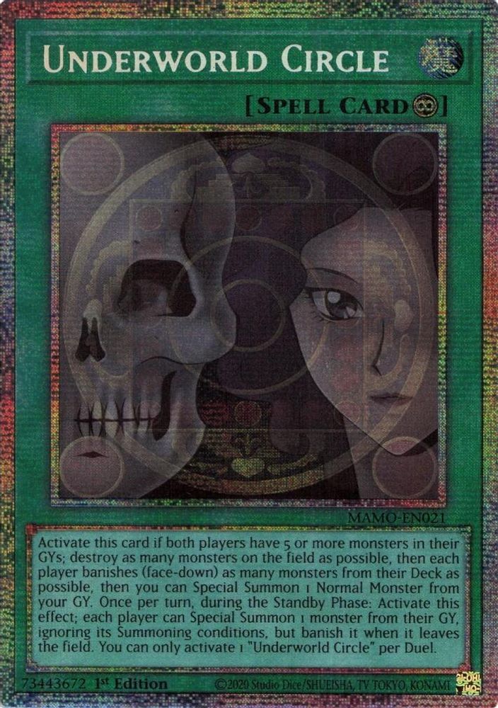 Underworld Circle (Starlight Rare) (MAMO-EN021) - Starlight Rare