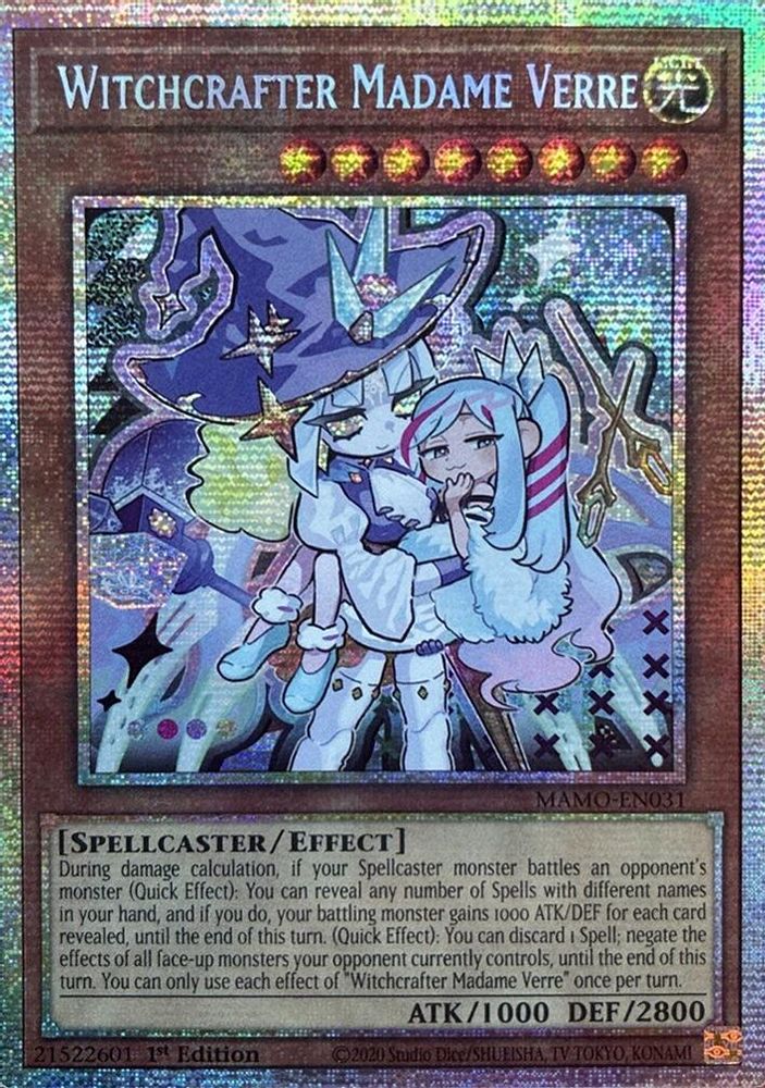 Witchcrafter Madame Verre (Starlight Rare) (MAMO-EN031) - Starlight Rare