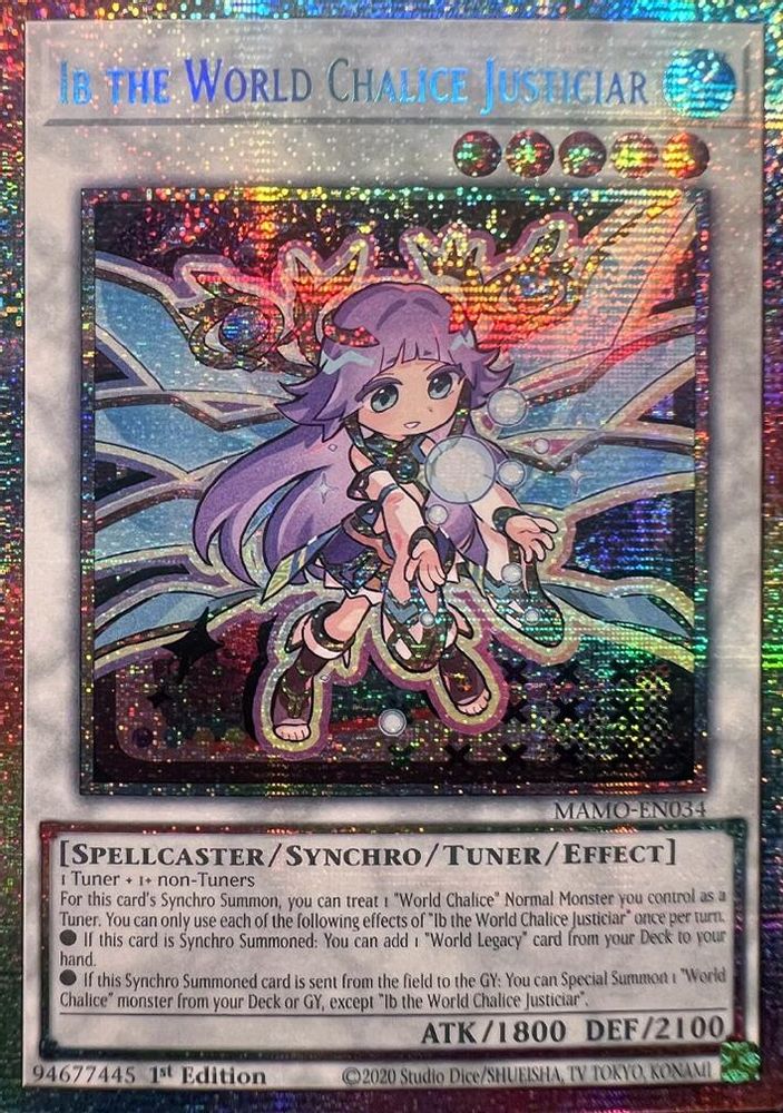 Ib the World Chalice Justiciar (Starlight Rare) (MAMO-EN034) - Starlight Rare