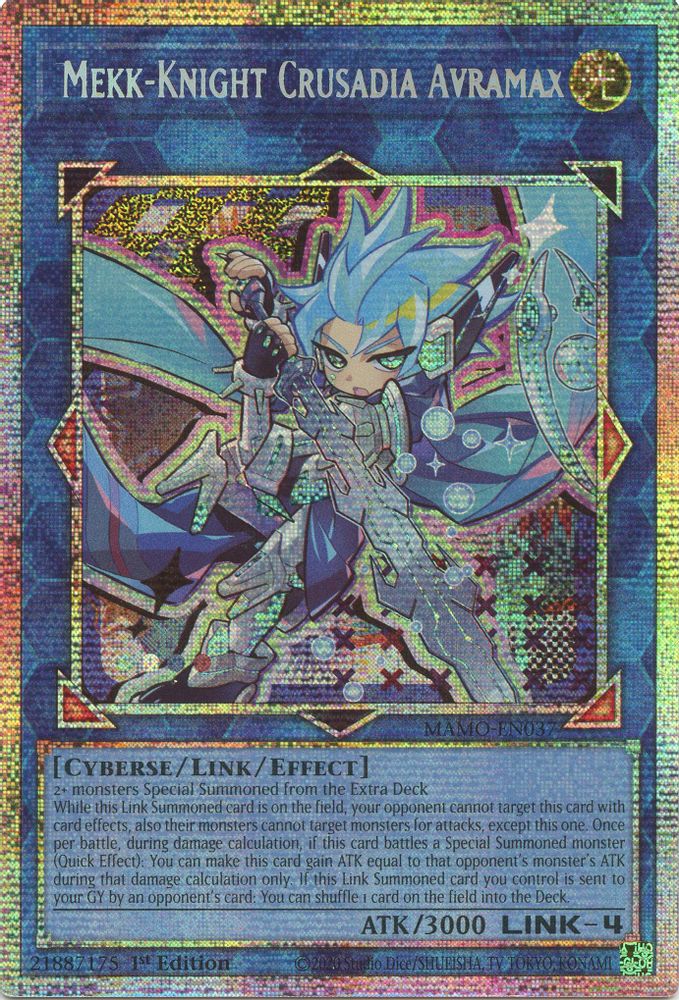 Mekk-Knight Crusadia Avramax (Starlight Rare) (MAMO-EN037) - Starlight Rare