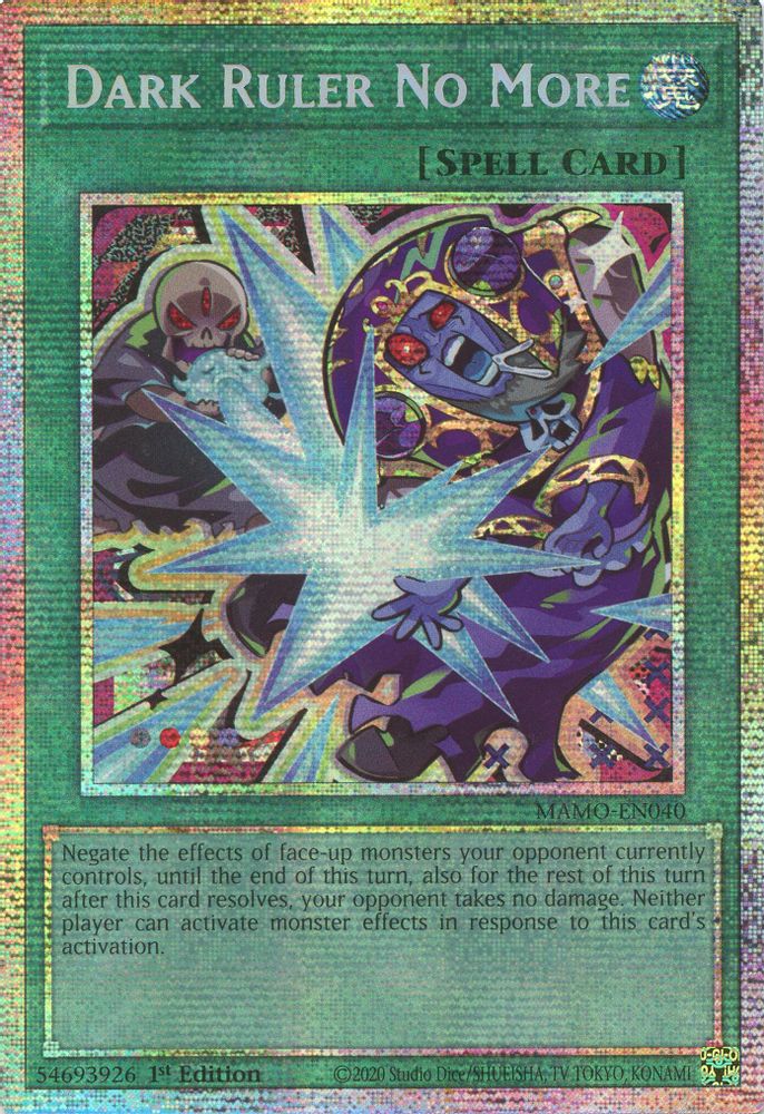 Dark Ruler No More (Starlight Rare) (MAMO-EN040) - Starlight Rare