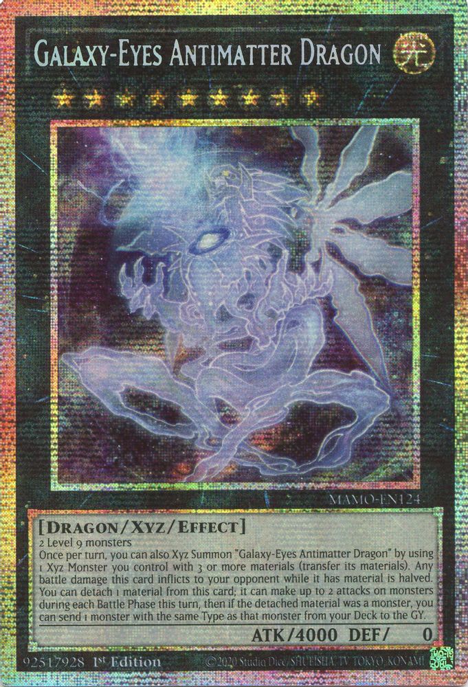 Galaxy-Eyes Antimatter Dragon (Starlight Rare) (MAMO-EN124) - Starlight Rare